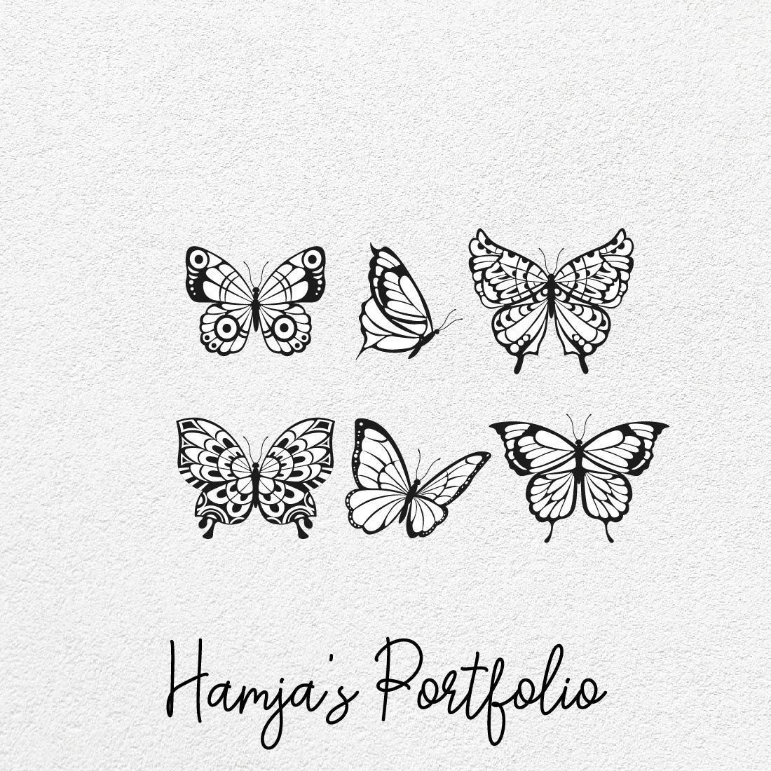 Vector isolated small little tiny simple butterfly drawing. Colorless  contour single line butterfly outline sketch. Stock Vector | Adobe Stock