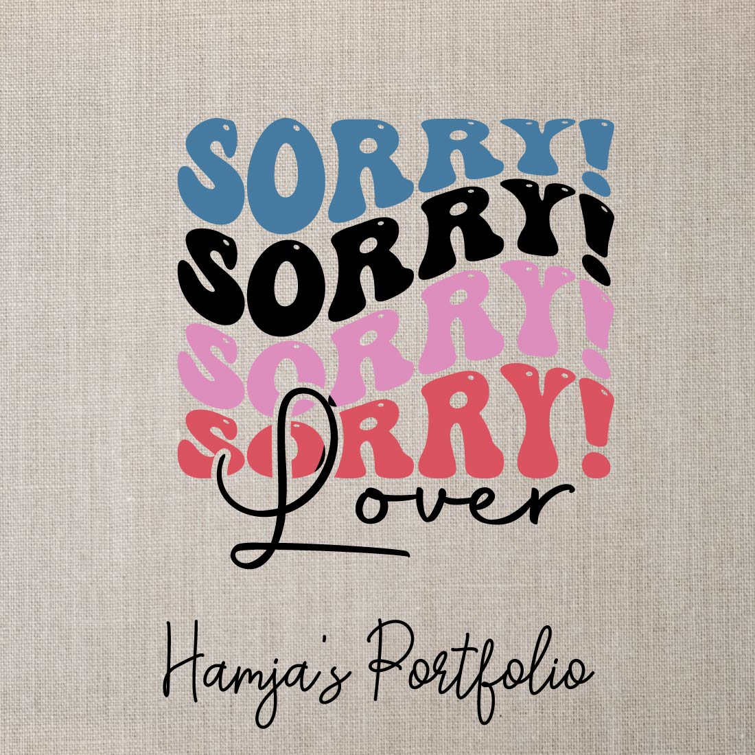 Sorry Lover Vector Svg preview image.