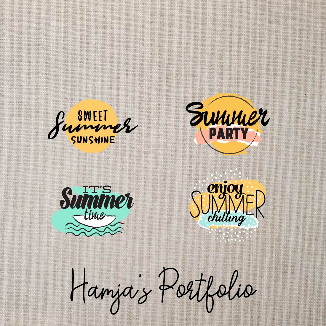 Summer Vector Svg preview image.