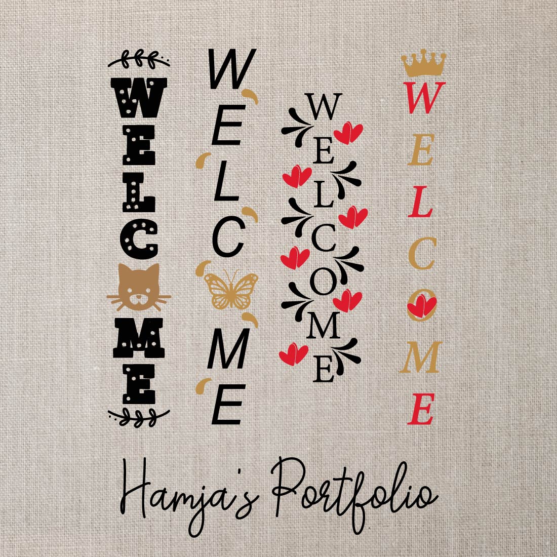 Welcome Vector Bundle Svg preview image.