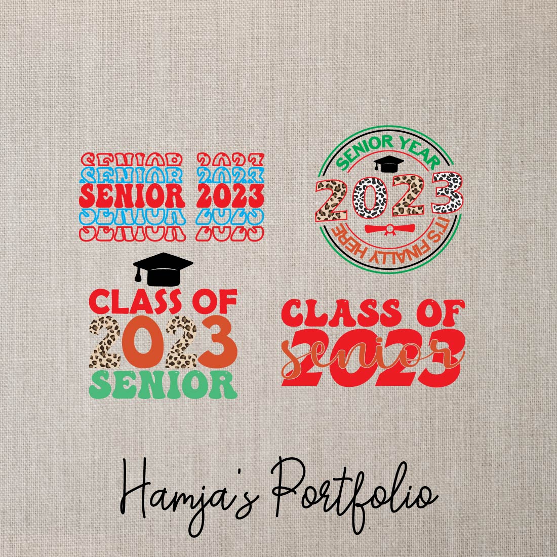 Senior 2023 Vector Svg preview image.