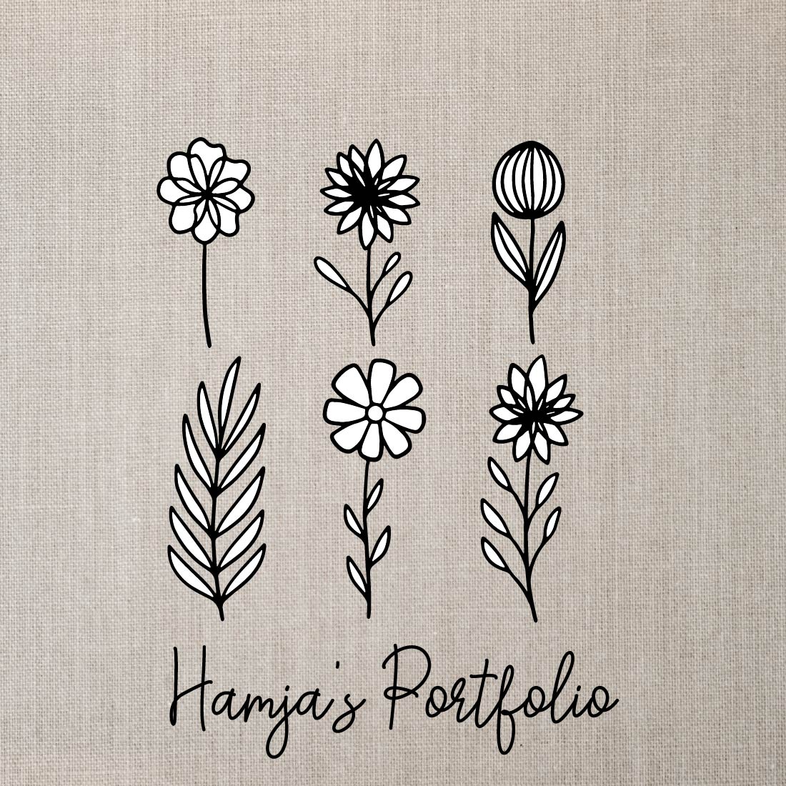 Wildflower Vector Bundle Svg preview image.