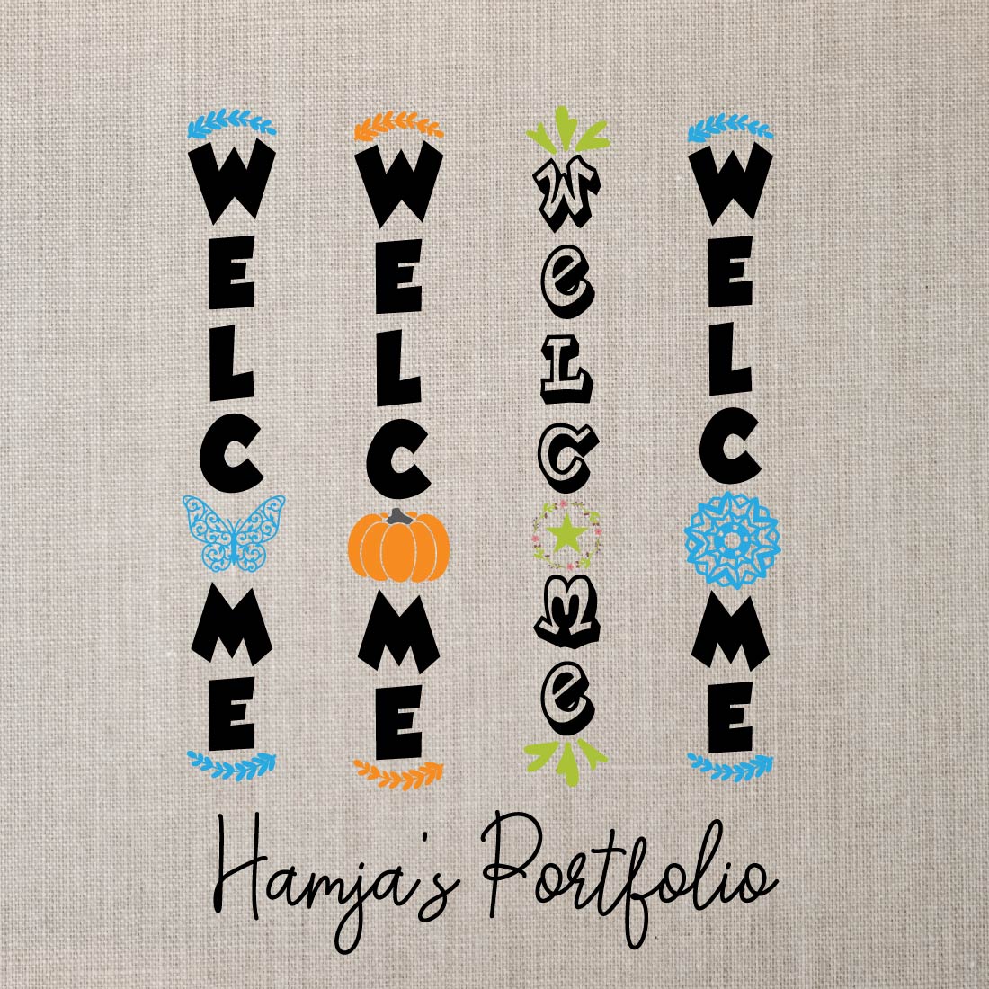 Welcome Vector Bundle Svg preview image.