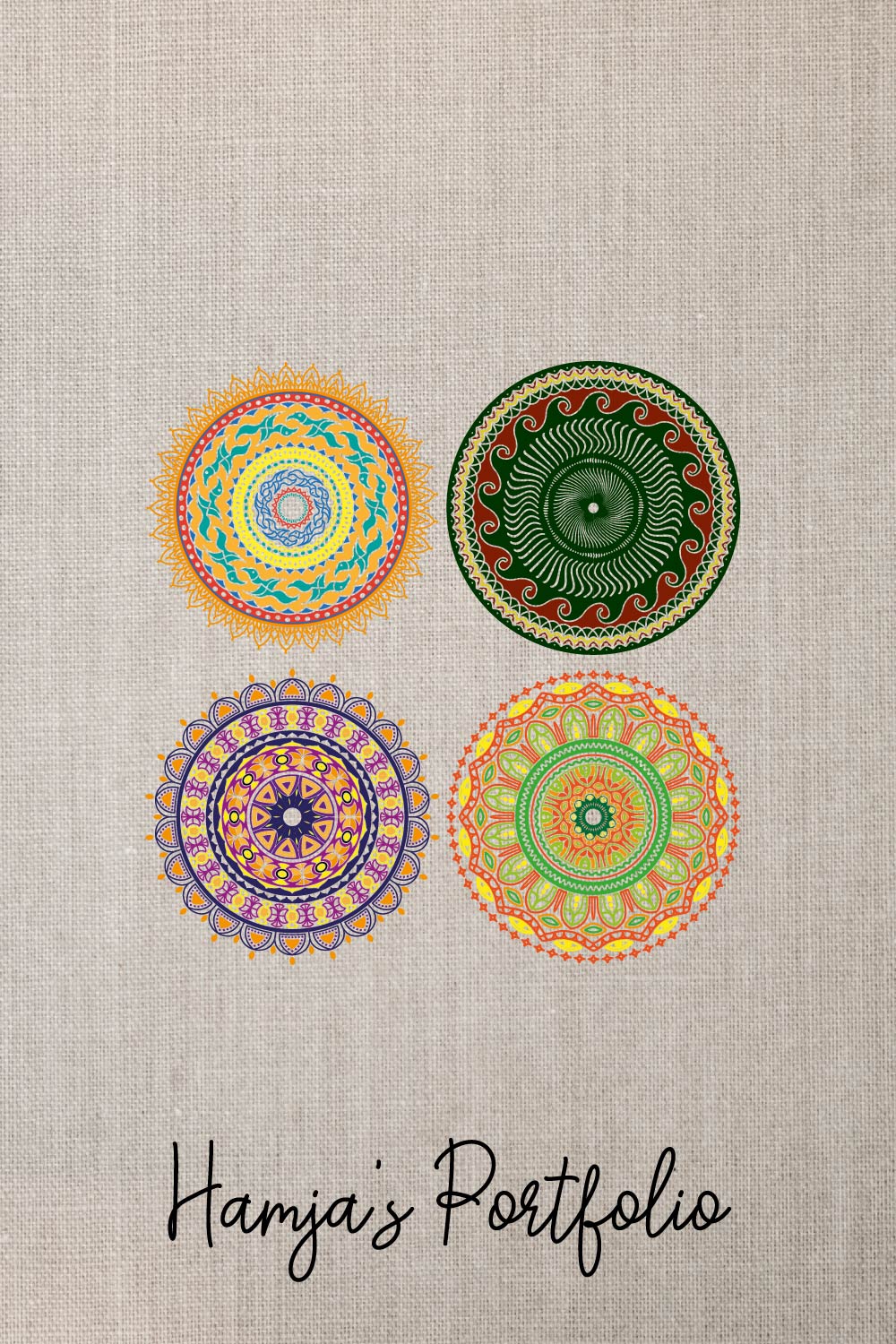 Mandala Vector Bundle pinterest preview image.