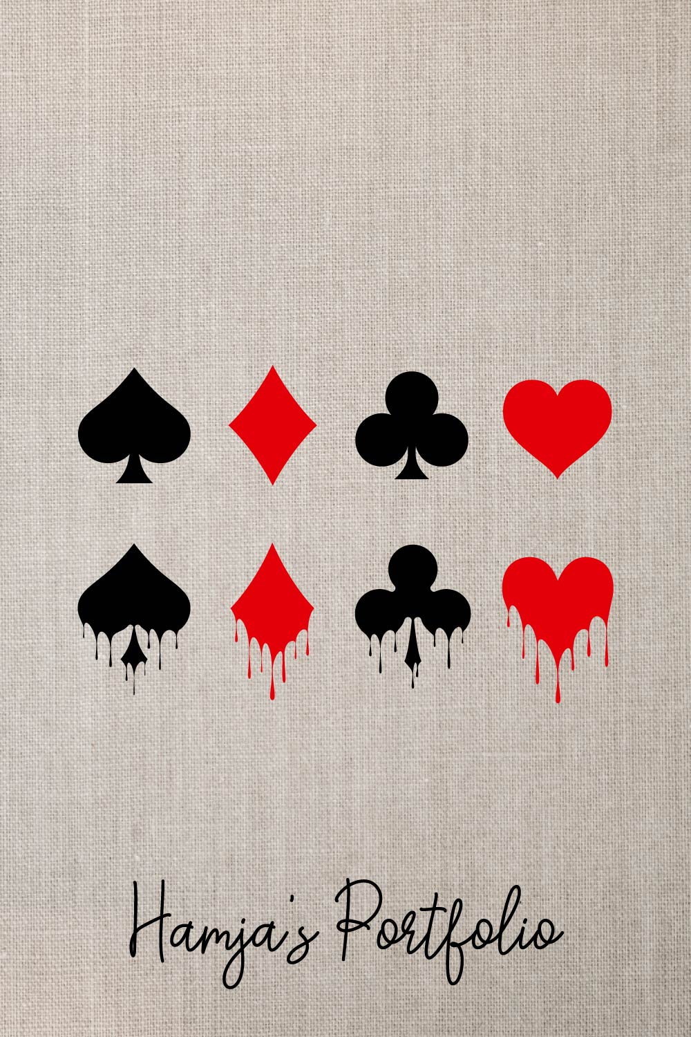 Playing Card Vector Bundle Svg ] pinterest preview image.
