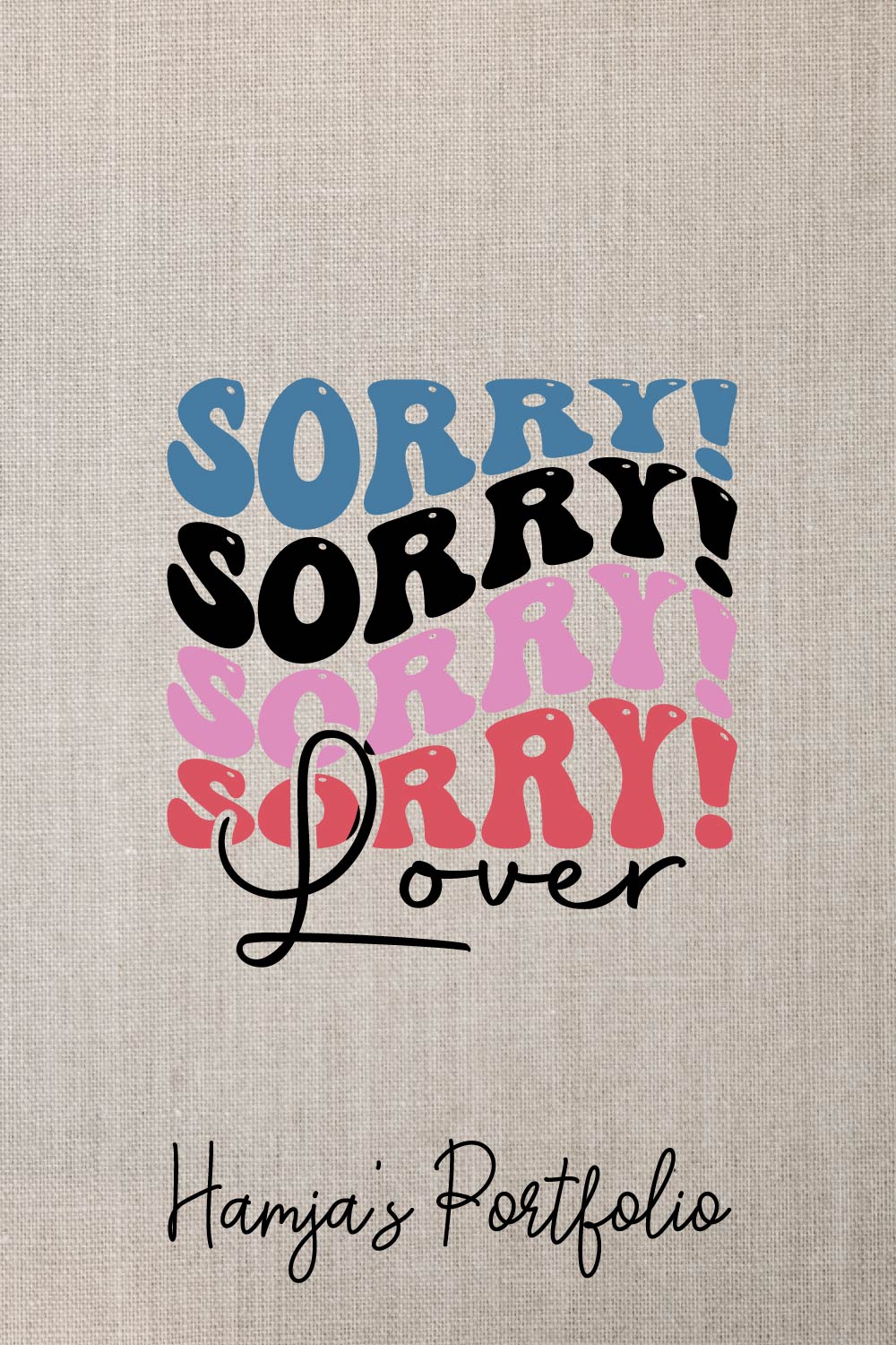 Sorry Lover Vector Svg pinterest preview image.