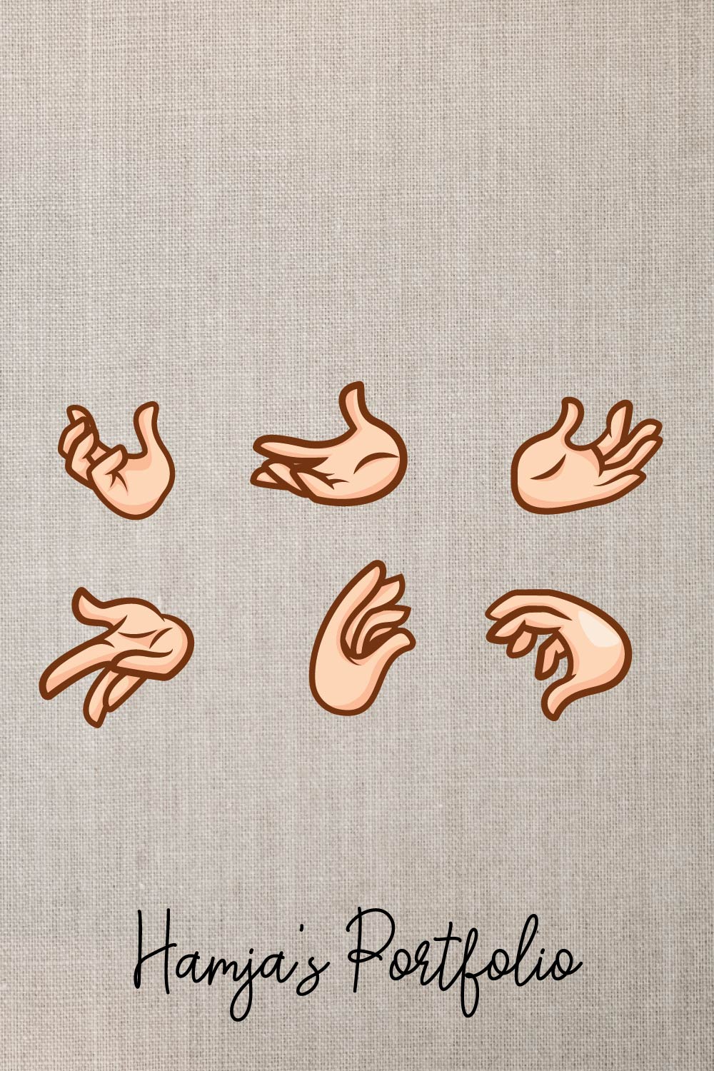 Cartoon Hand Vector Svg pinterest preview image.