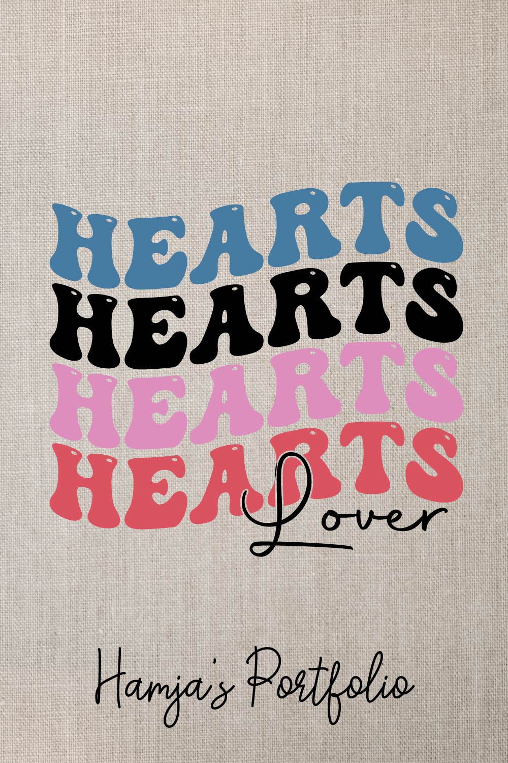 Hearts Lover Bundle Svg pinterest preview image.