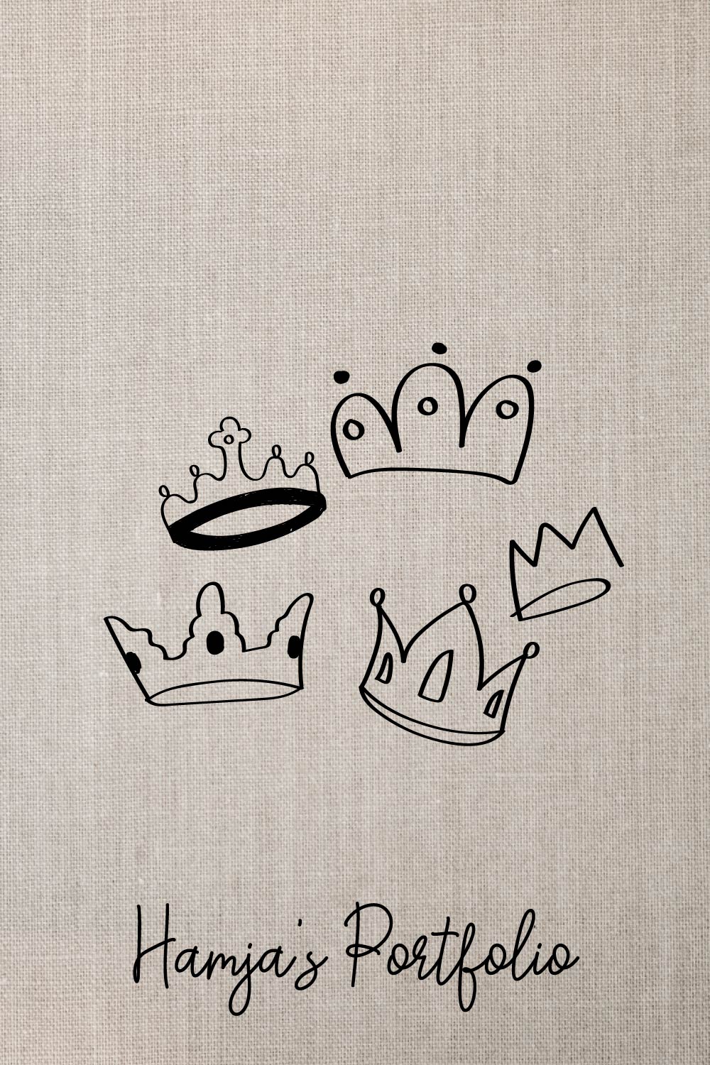 Crown Vector Svg pinterest preview image.