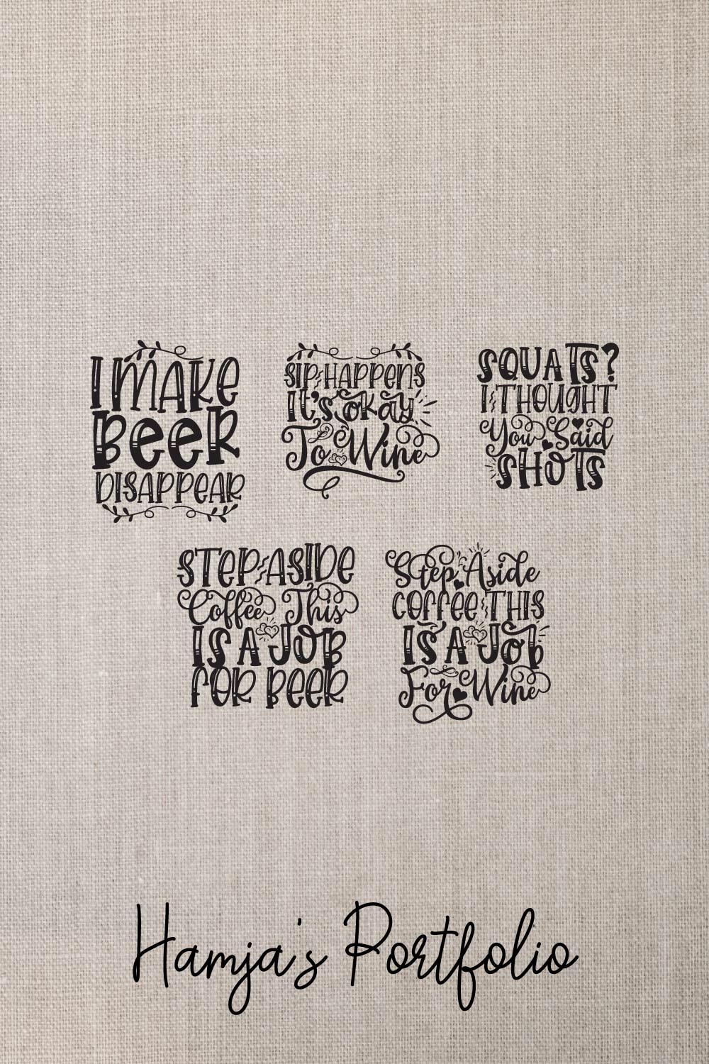 Coffee Typography Svg pinterest preview image.