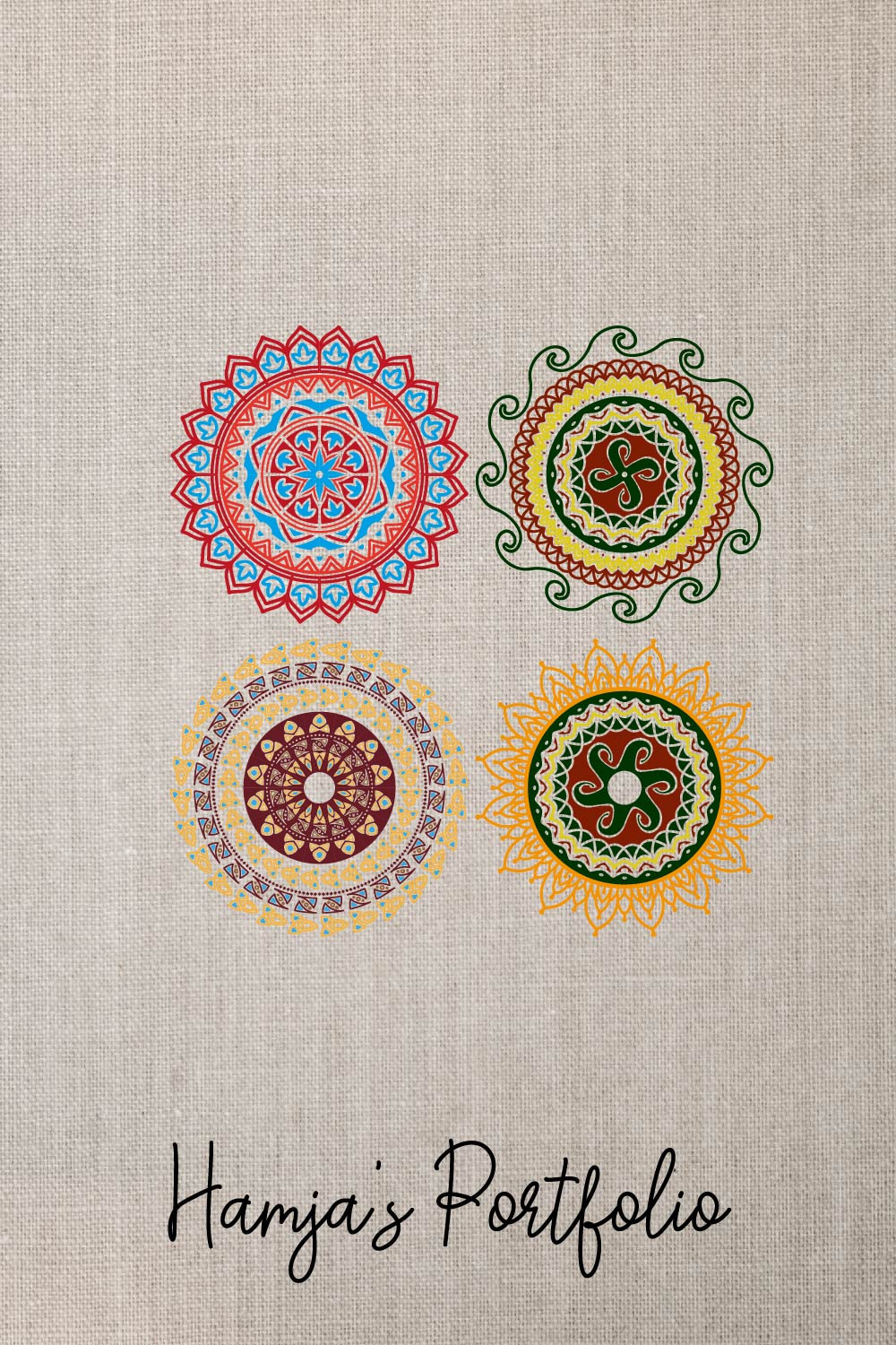 Mandala Vector Bundle pinterest preview image.