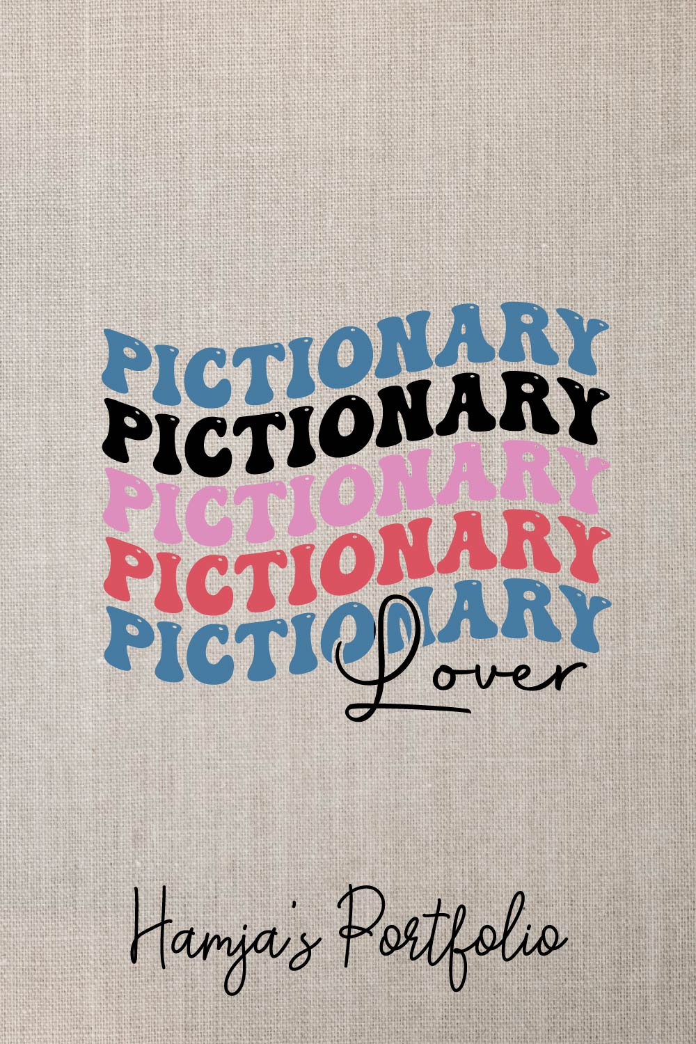 Pictionary Lover Vector Svg pinterest preview image.