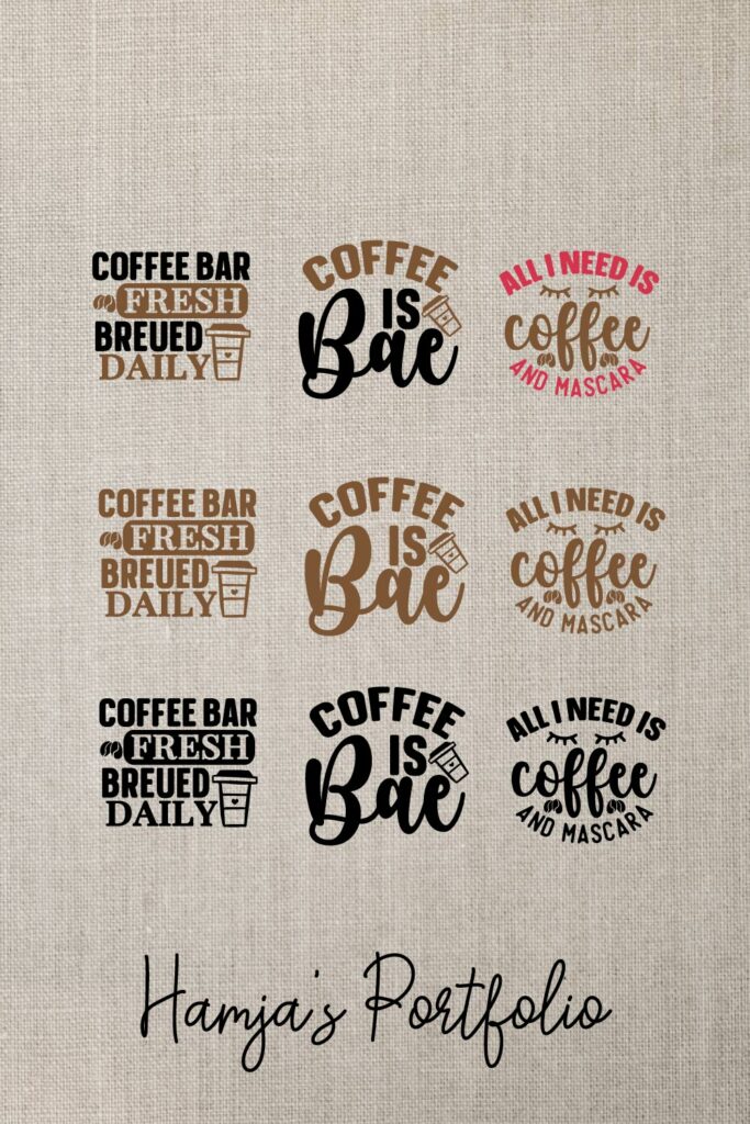 Coffee Vector Bundle Svg - MasterBundles
