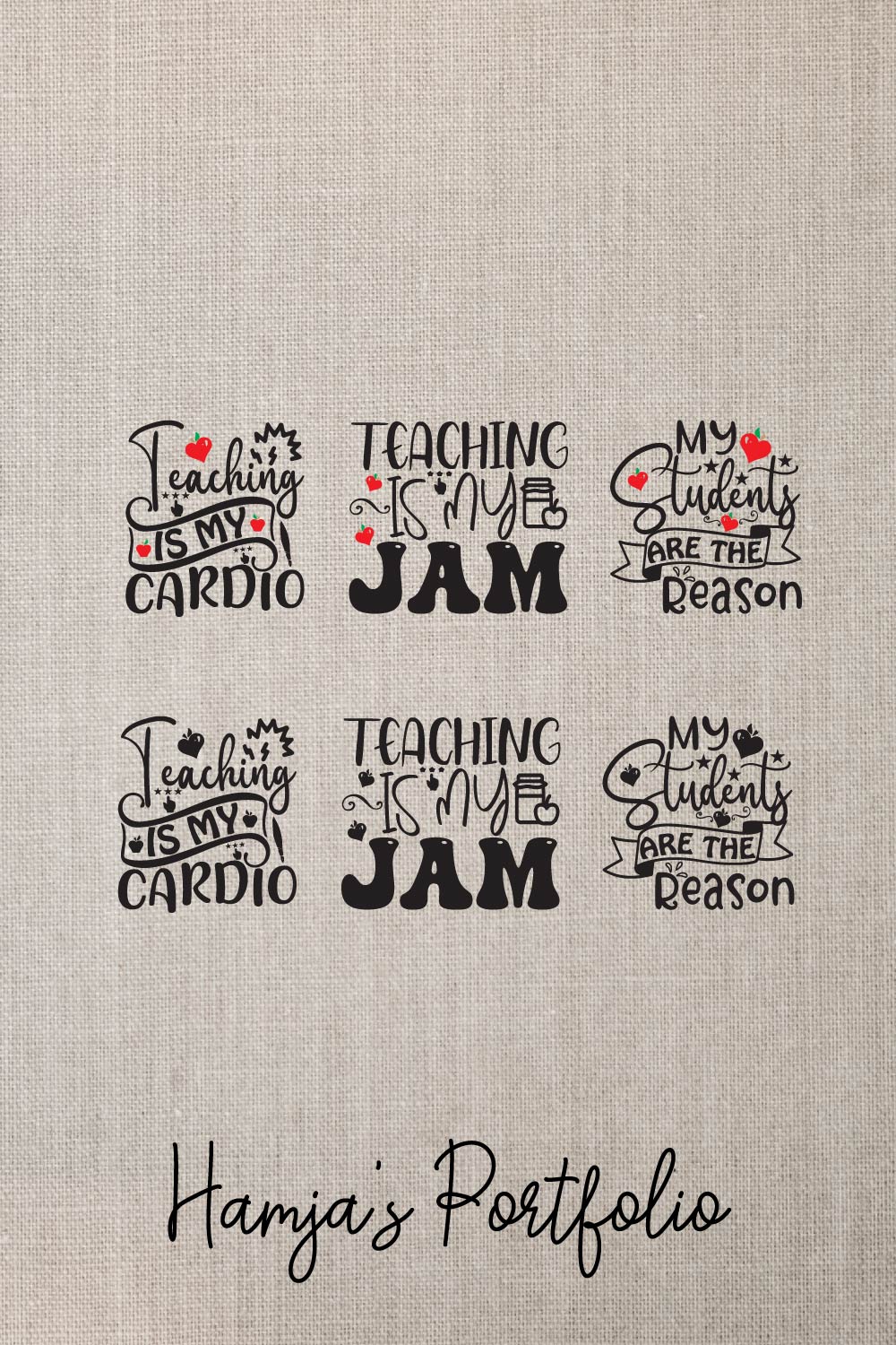 Teacher Vector Bundle Svg pinterest preview image.