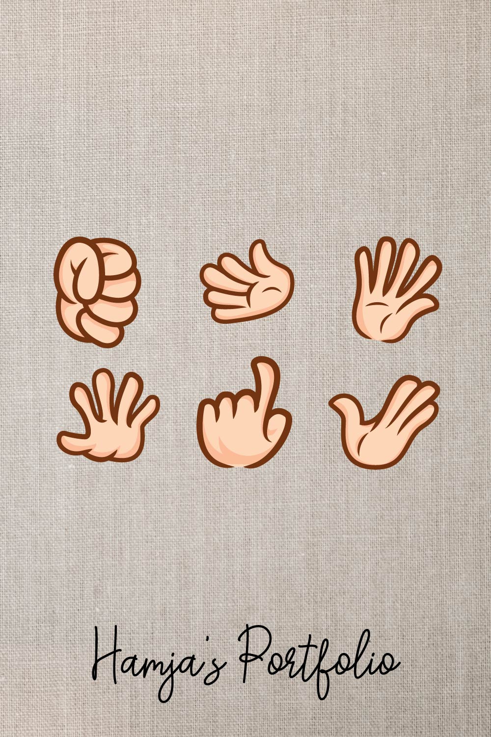 Cartoon Hand Vector Svg pinterest preview image.