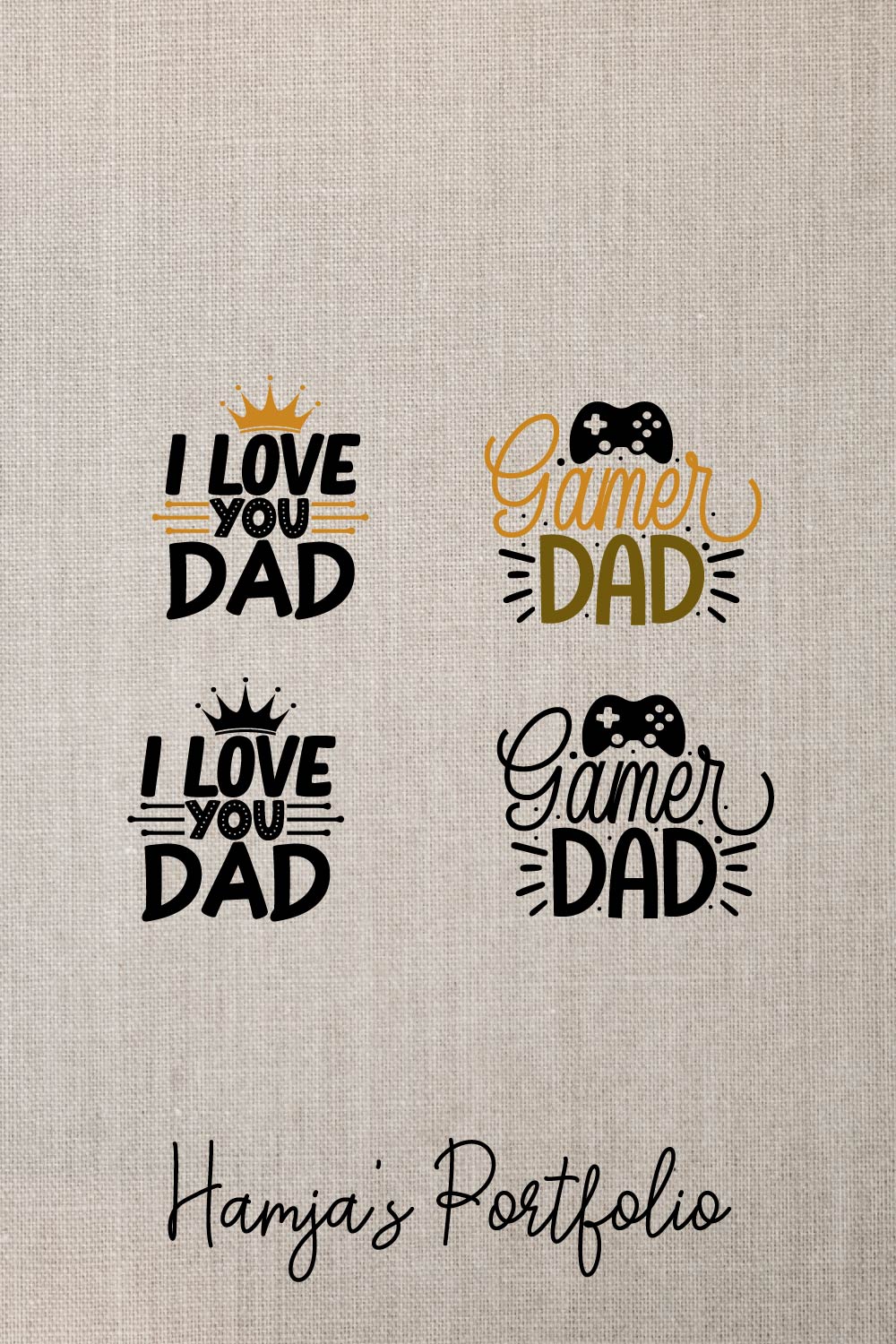 Dad Typography Vector Svg pinterest preview image.
