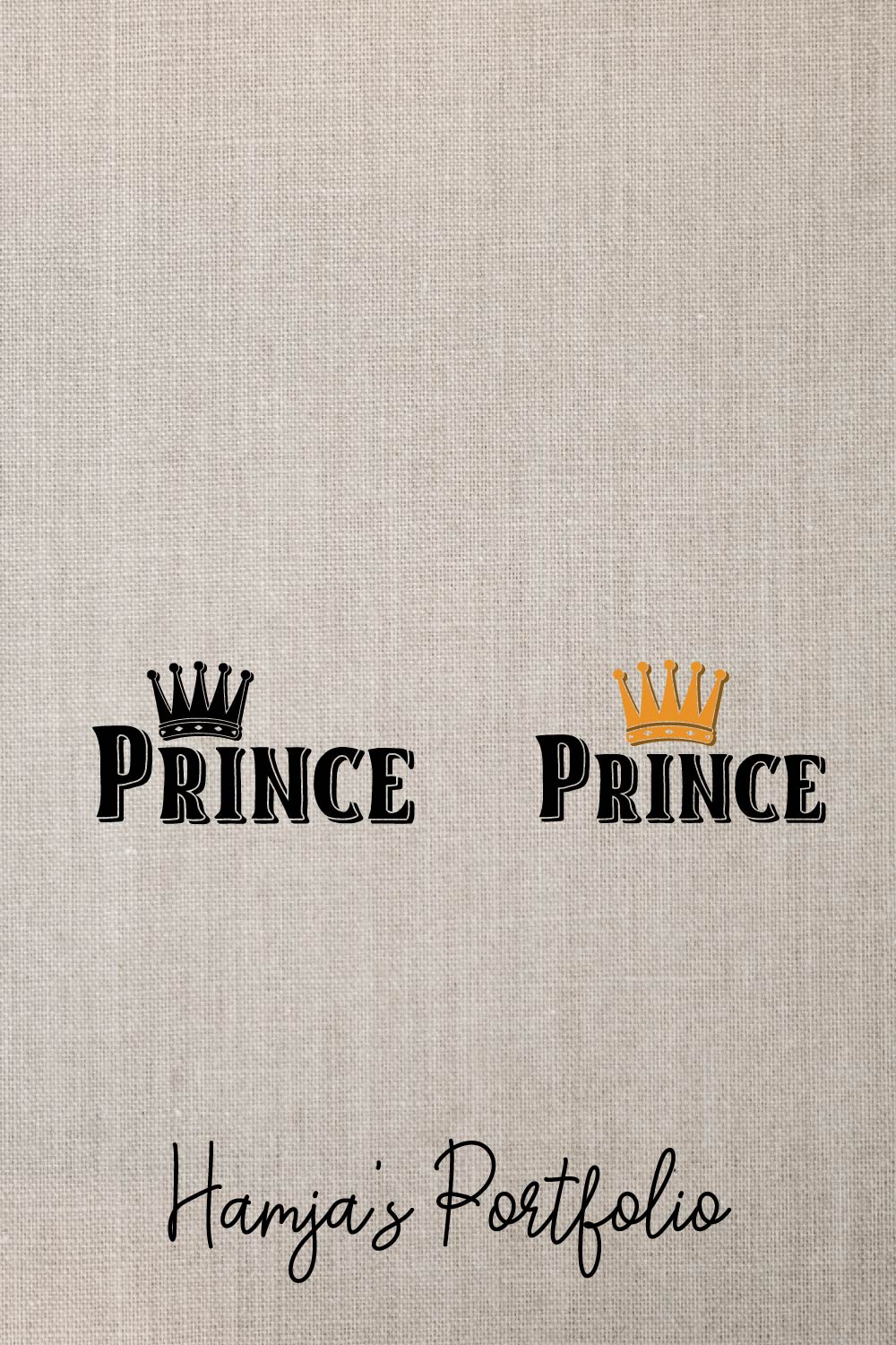 Prince Typography Vector Svg pinterest preview image.