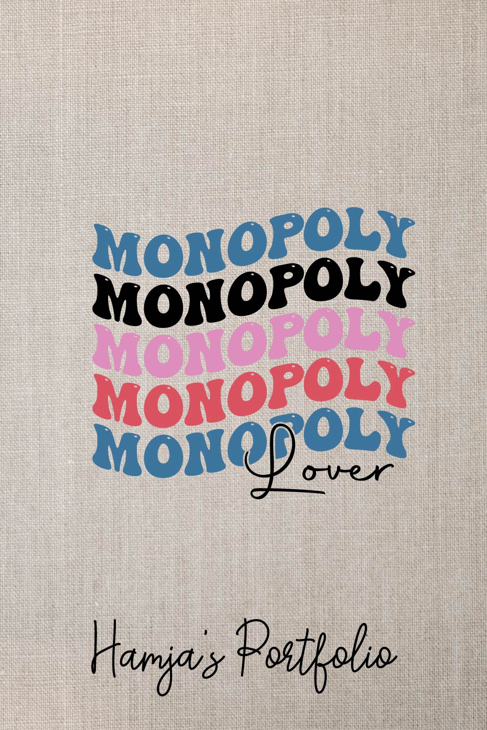 Monopoly Lover Vector Bundle Svg pinterest preview image.