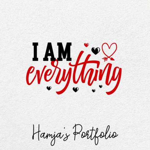 I Am Everything Vector Svg cover image.
