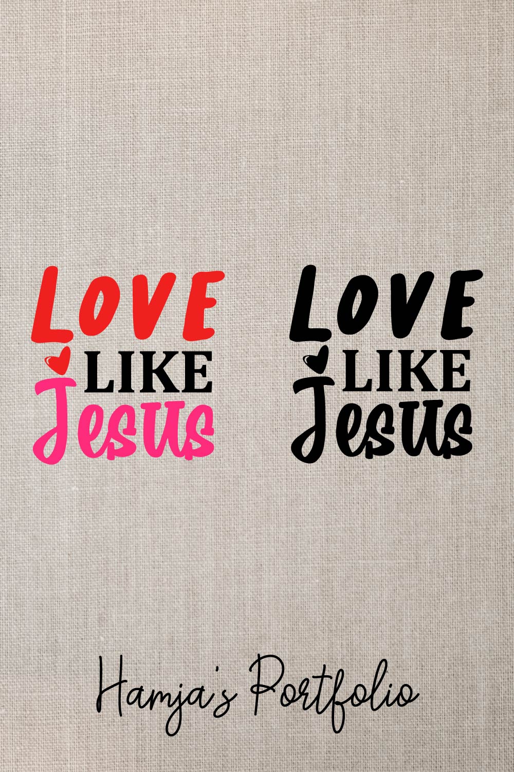 Love Like Jesus Vector Svg pinterest preview image.