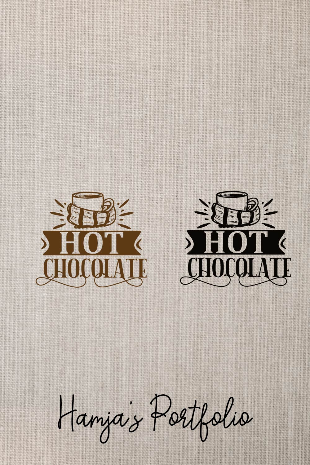 Hot Chocolate Vector pinterest preview image.
