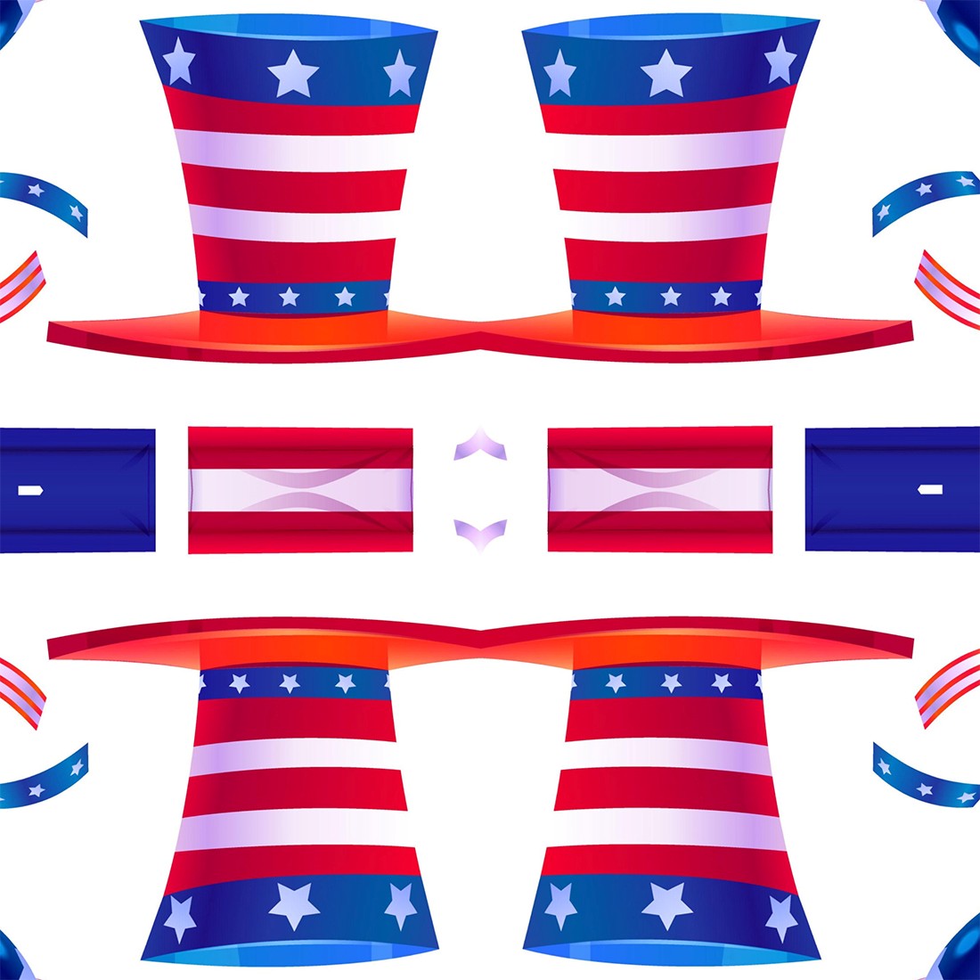 American Style Red White and Blue Background JPG 300 DPI cover image.