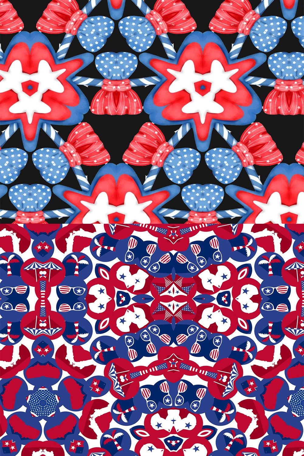 Red White and Blue Background JPG 300 DPI pinterest preview image.