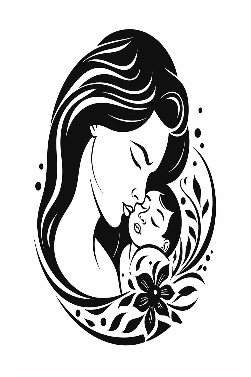 Mom Logo Design , Beautiful Mom logo design pinterest preview image.