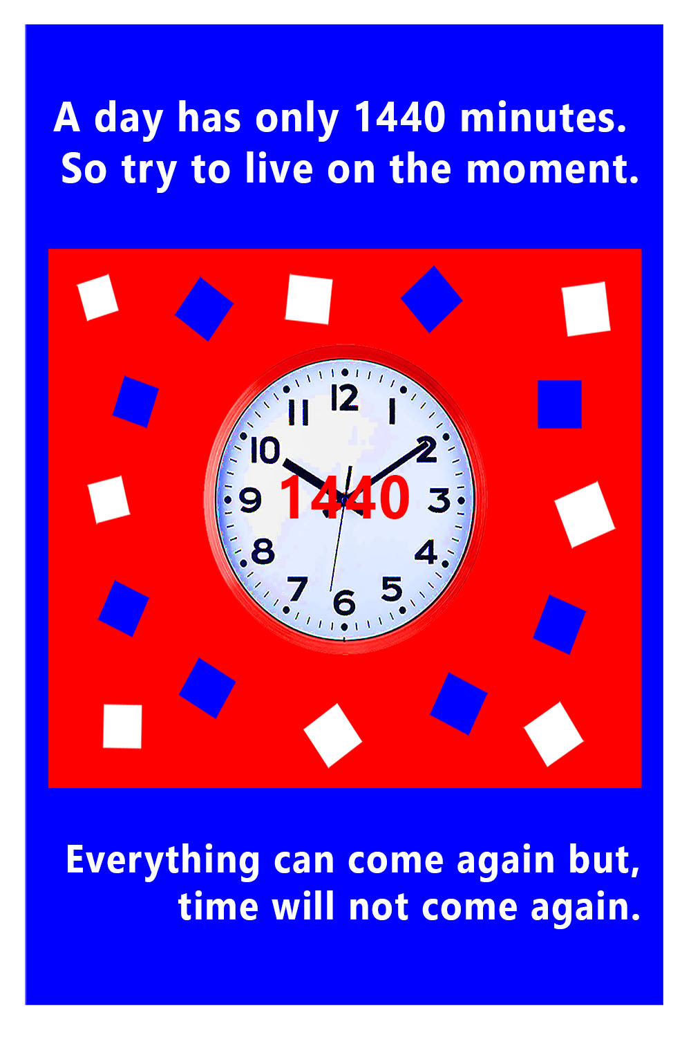 A poster about time pinterest preview image.