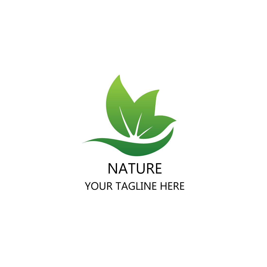 NATURE LOGO TEMPLATE preview image.