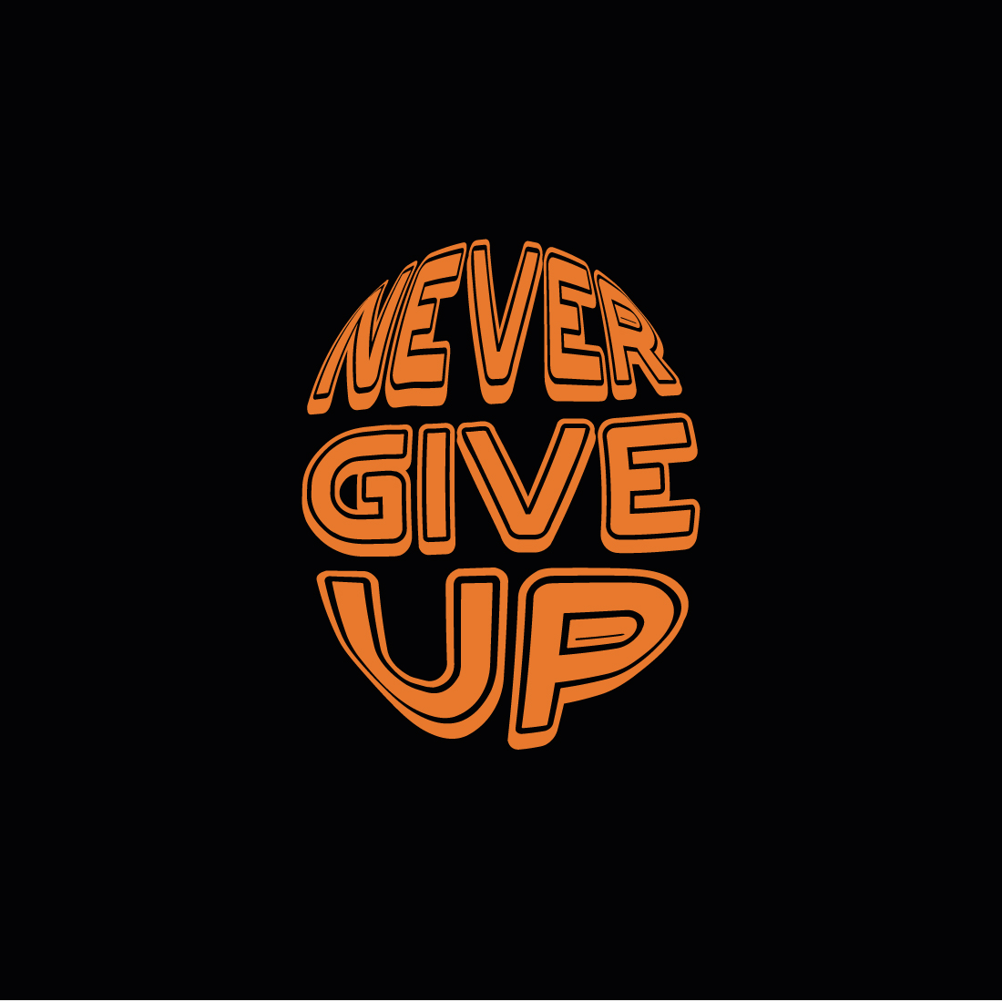 never give up 6 780