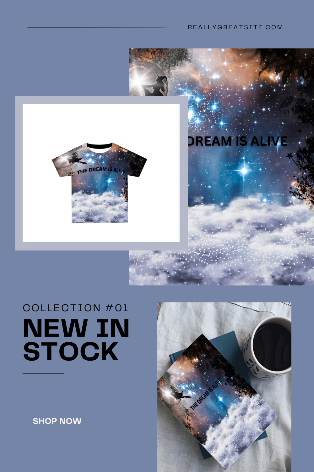 magic design with space theme pinterest preview image.