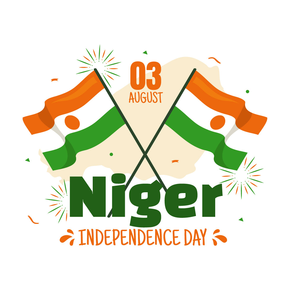 15 Happy Niger Republic Day Illustration preview image.