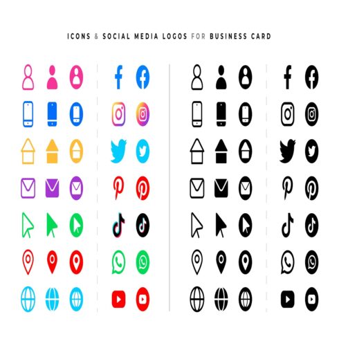Normal social media logos cover image.