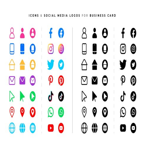 Normal social media logos - MasterBundles