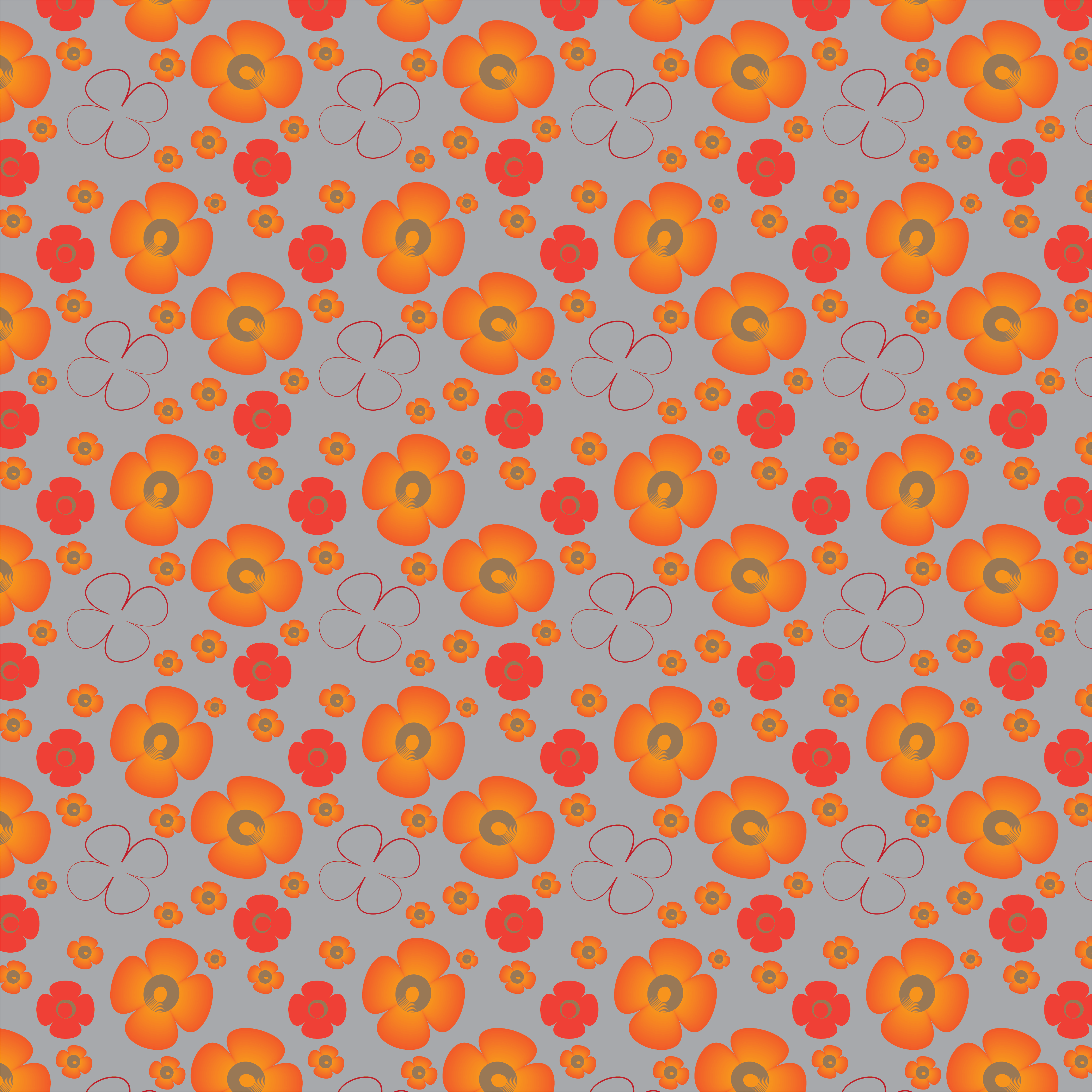 orange flowers 542