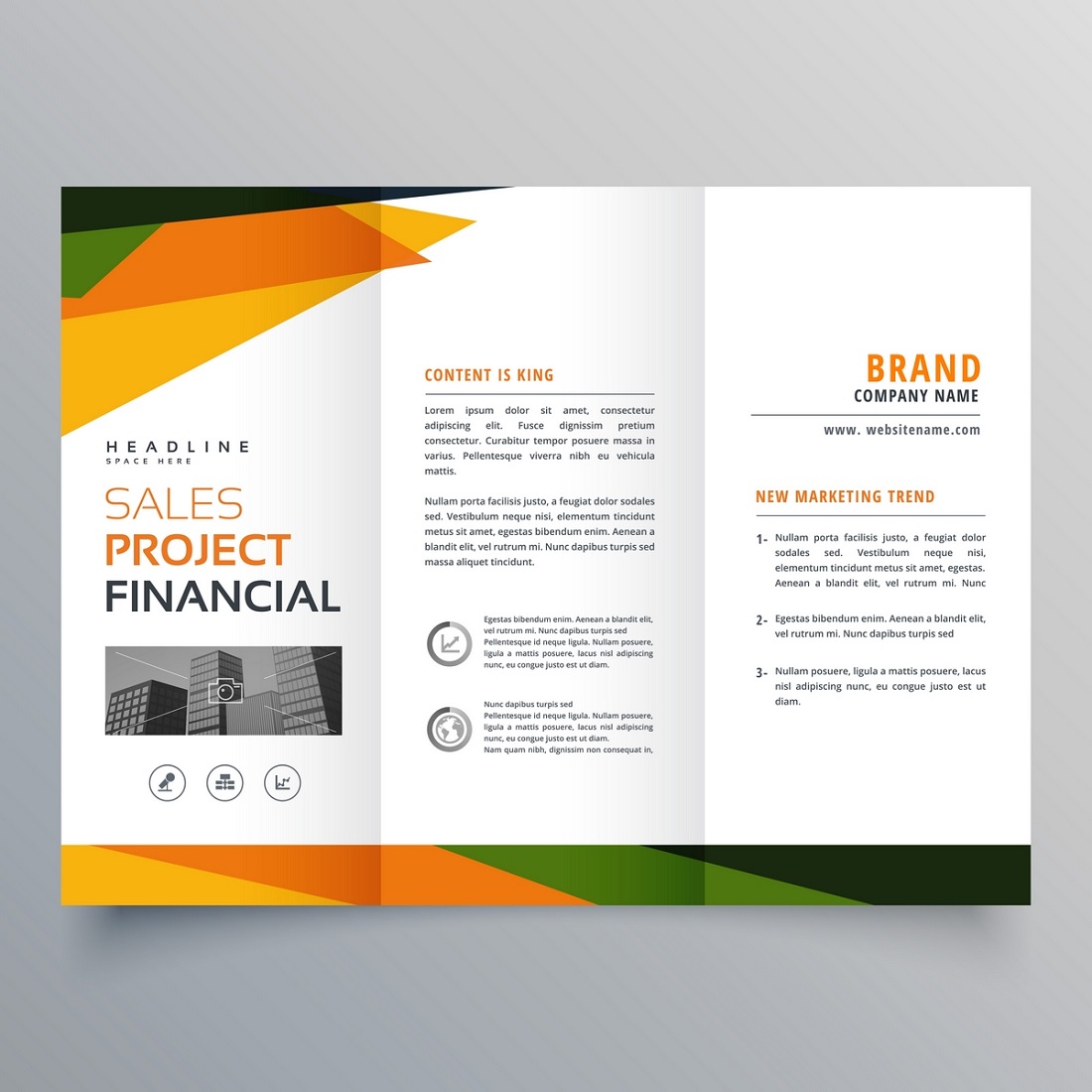 orange green brochure 186