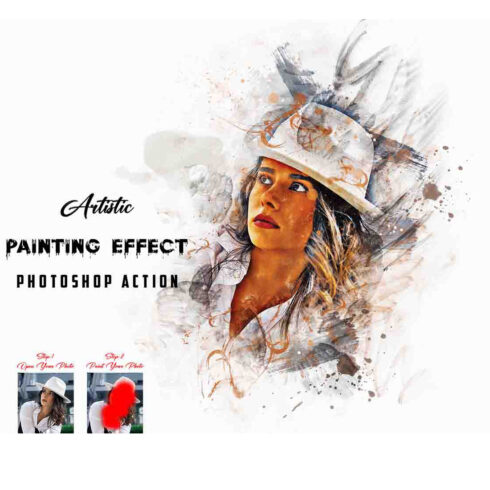 Artistic Painting Effect Photoshop Action cover image.