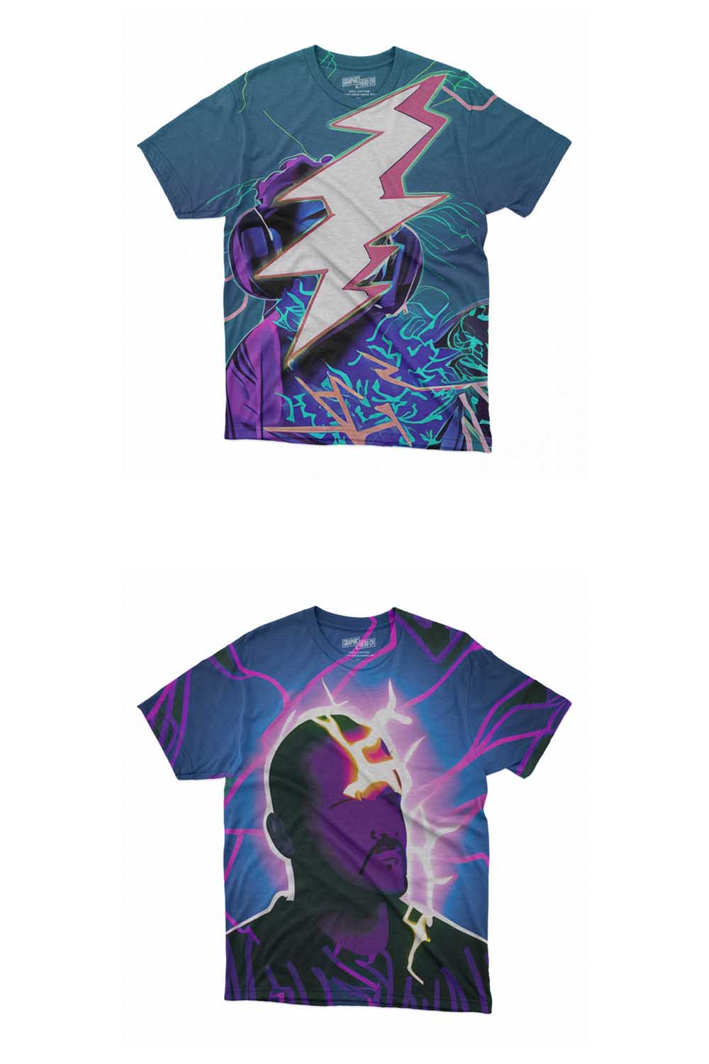 "Artistic Expressions: Unleash Your Style with Unique and Vibrant T-Shirt Designs!" pinterest preview image.