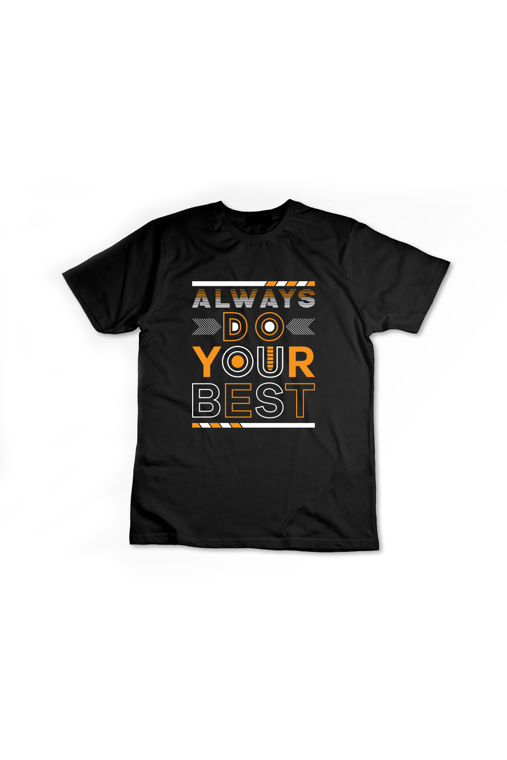 Motivational typography t-shirt design pinterest preview image.