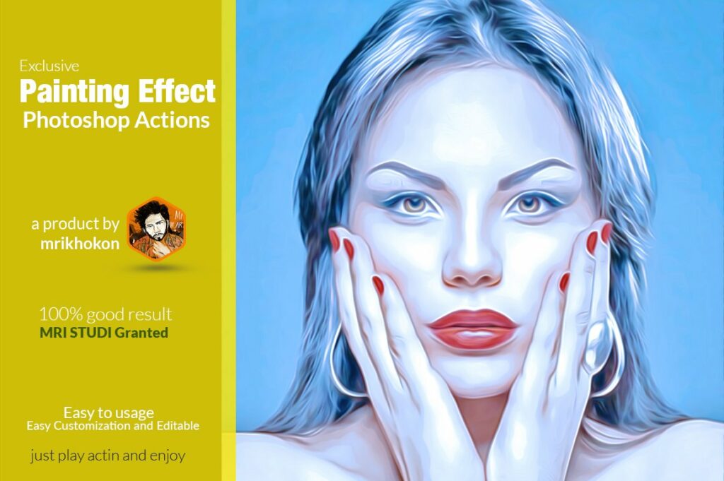 Painting Effect Action MasterBundles