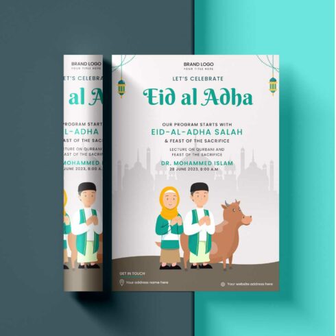 Eid Al Adha Flyer Banner cover image.