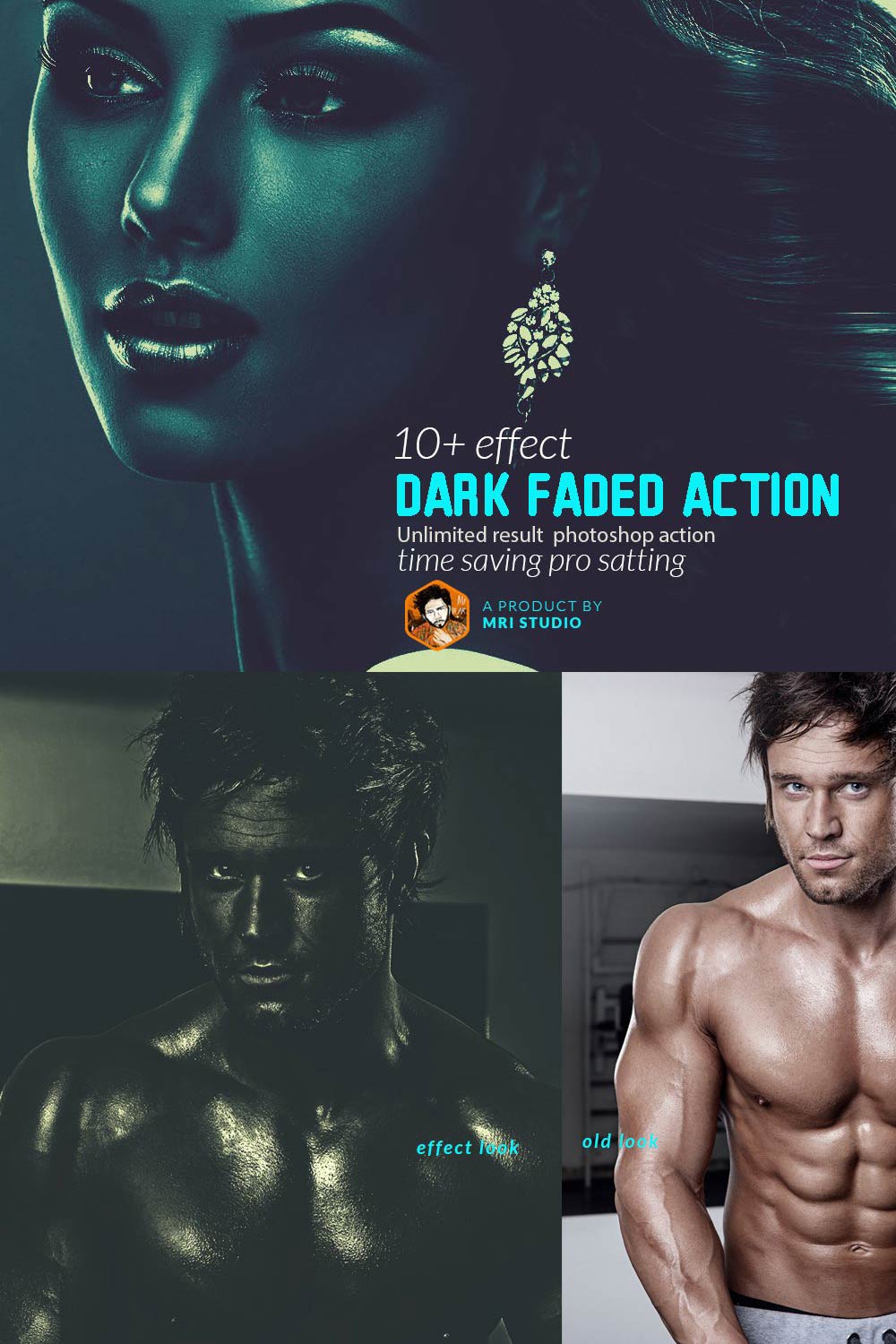 Dark Faded Action pinterest preview image.