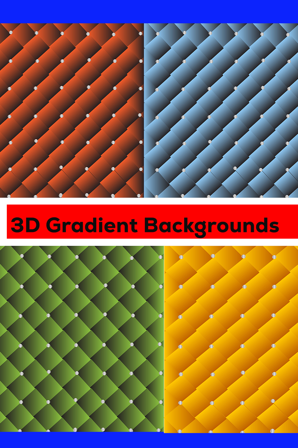 10 luxury 3d gradient backgrounds only for $10 pinterest preview image.