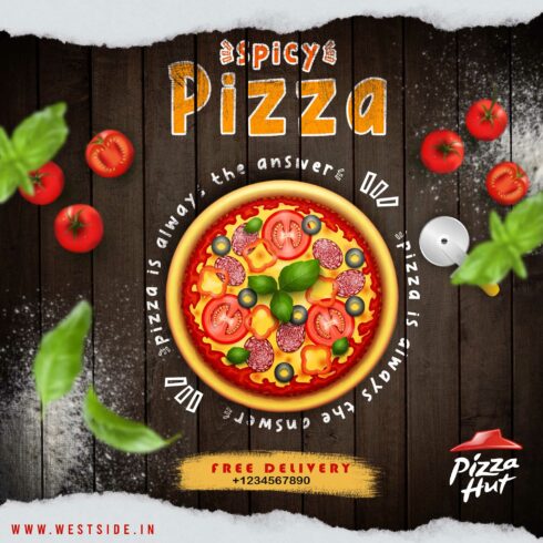 pizza poster cover image.