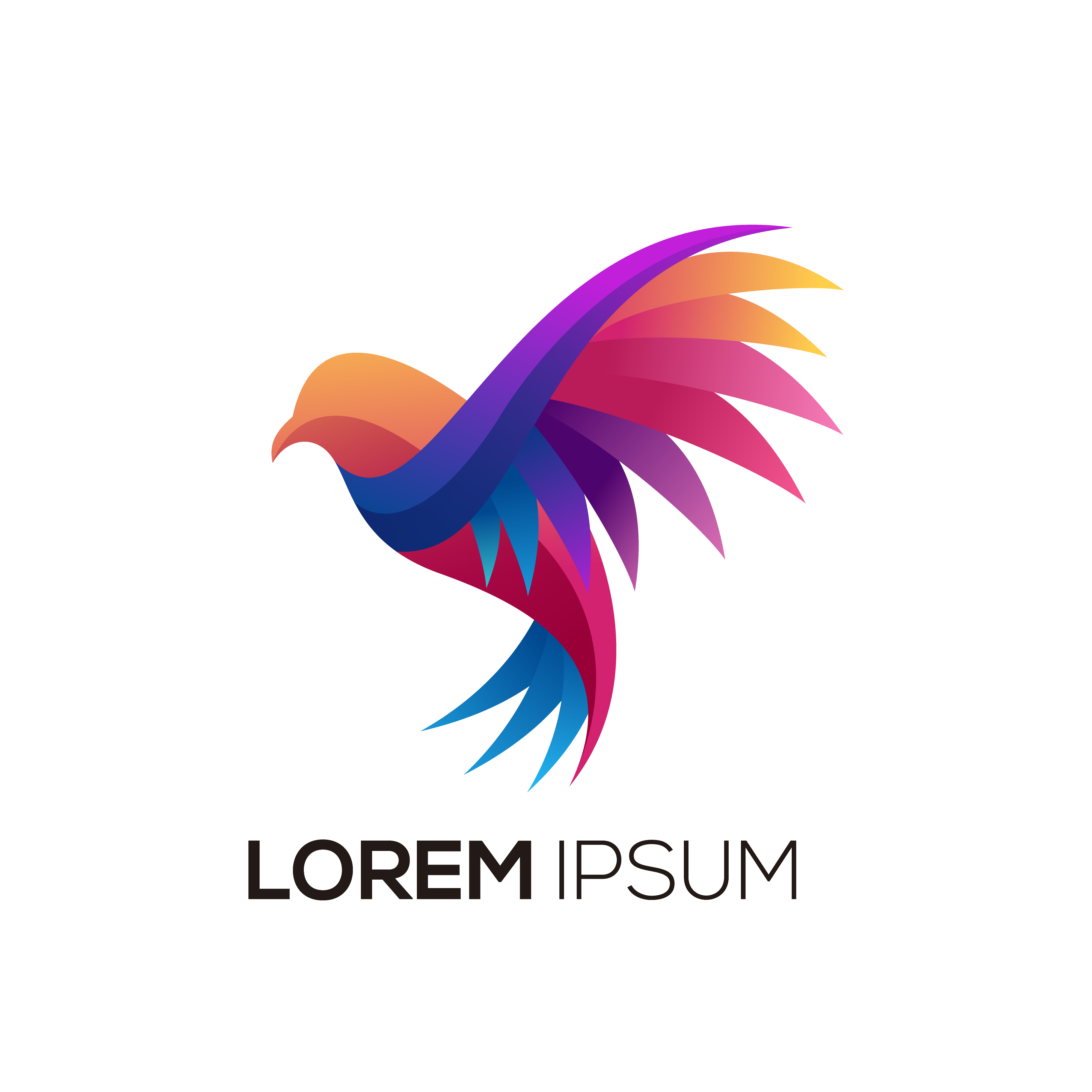 bird-colorful-logo-gradient-vector preview image.