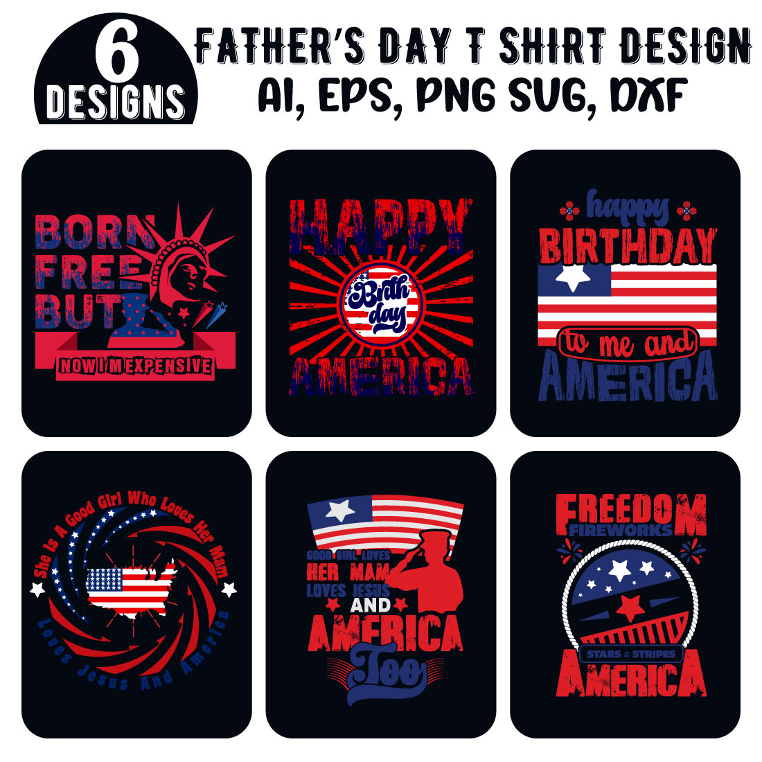 4th of July shirt, Happy 4th July, USA T-Shirt Design, Independence T-Shirt, 4th Of July T-Shirt Design, 4Th July America Independence Day Vector T-shirt cover image.