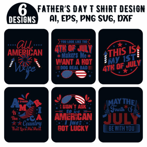 4th of July shirt, Happy 4th July, USA T-Shirt Design, Independence T-Shirt, 4th Of July T-Shirt Design, 4Th July America Independence Day Vector T-shirt, National day t shirt Design Bundle cover image.