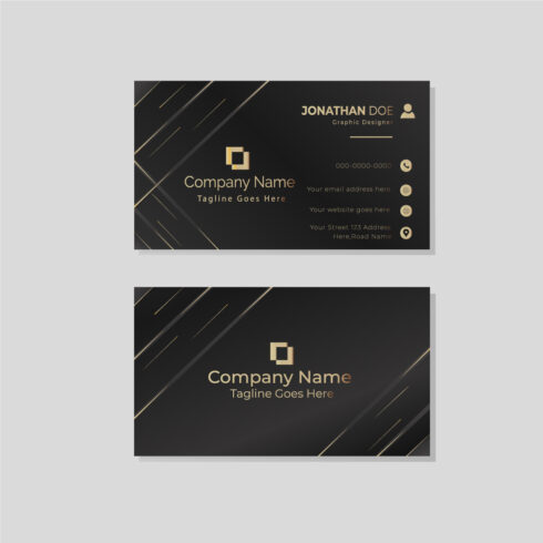 Corporate Business Card cover image.