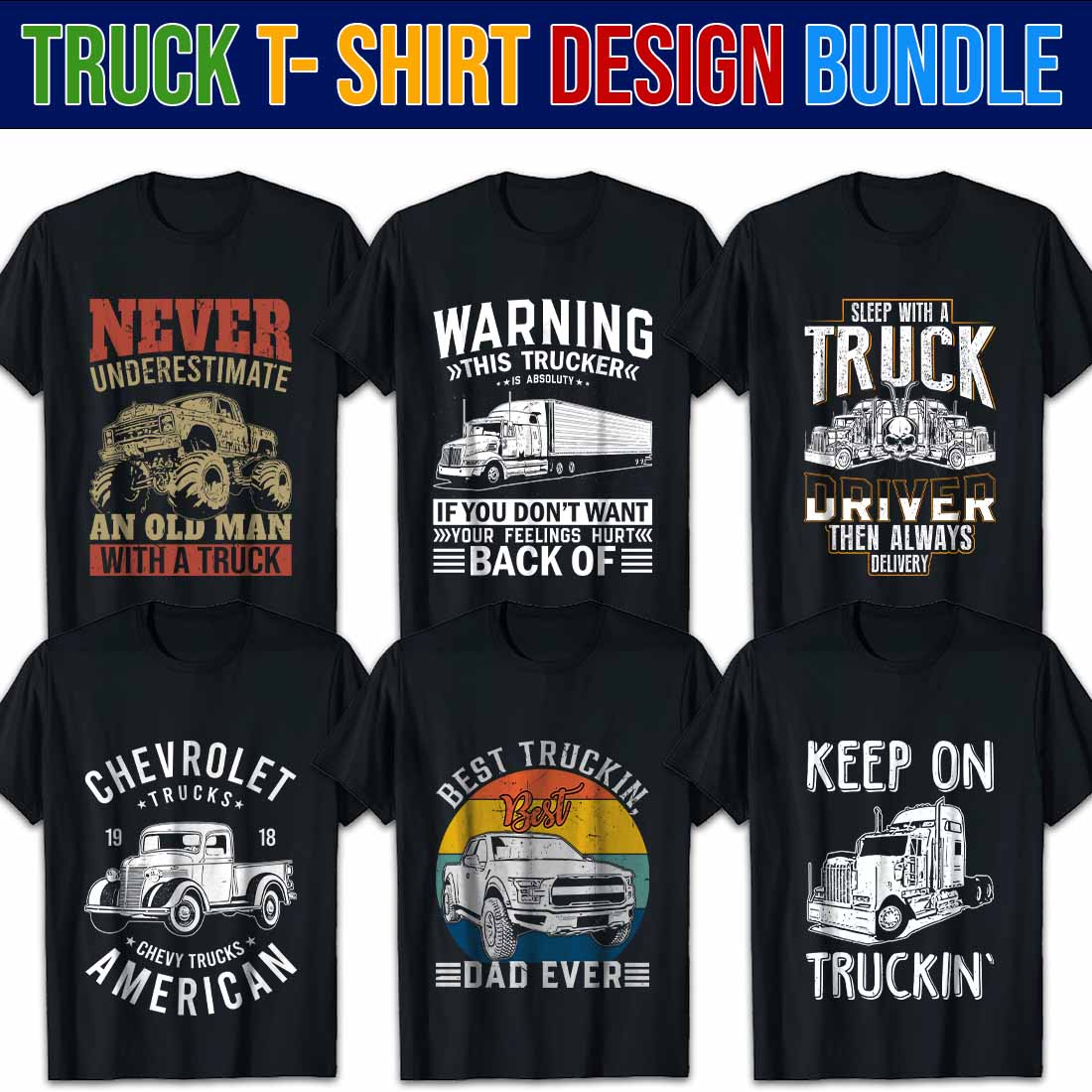 TRUCKER: Old Man Trucker | Essential T-Shirt